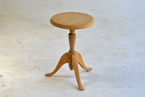037 O Side tables   - wooden round